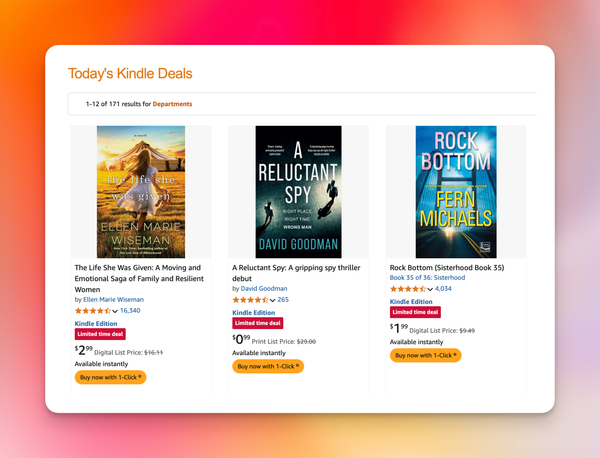 'A Reluctant Spy' is a US Kindle Daily Deal today!